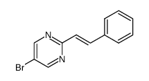 5-bromo-2-trans()-styryl-pyrimidine Structure
