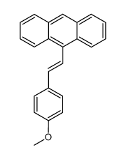 trans-1-(p-Anisolyl)-2-(9-anthryl)-ethylene Structure