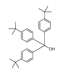 1,1,1-tris(4-tert-butylphenyl)methanol结构式