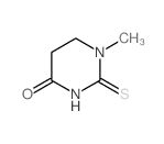 4(1H)-Pyrimidinone,tetrahydro-1-methyl-2-thioxo-结构式