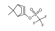 Trifluoro-methanesulfonic acid 7,7-dimethyl-bicyclo[2.2.1]hept-2-en-2-yl ester Structure