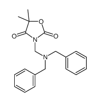 3-[(dibenzylamino)methyl]-5,5-dimethyl-1,3-oxazolidine-2,4-dione Structure