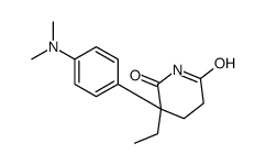 3-[4-(dimethylamino)phenyl]-3-ethylpiperidine-2,6-dione Structure