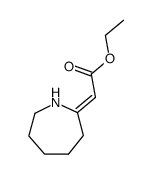 (Z)-ETHYL 2-(AZEPAN-2-YLIDENE)ACETATE Structure