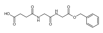 succinyl-Gly-Gly-OBzl结构式
