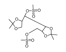 METHANESULFONIC ACID (4S,5S)-5-[(S)-((R)-2,2-DIMETHYL-[1,3]DIOXOLAN-4-YL)-METHANESULFONYLOXY-METHYL]-2,2-DIMETHYL-[1,3]DIOXOLAN-4-YLMETHYL ESTER picture