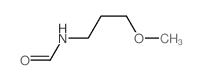 N-(3-methoxypropyl)formamide结构式