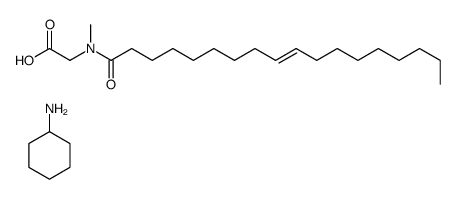 cyclohexanamine,2-[methyl-[(E)-octadec-9-enoyl]amino]acetic acid结构式