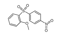 (2-methoxyphenyl)(4-nitrophenyl)sulfane结构式