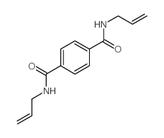 N,N-diprop-2-enylbenzene-1,4-dicarboxamide structure