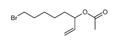 3-acetoxy-8-bromo-1-octene Structure
