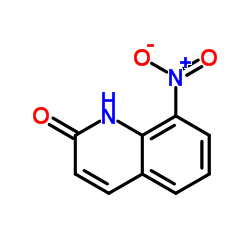 8-硝基喹啉-2(1H)-酮结构式