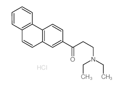 3-diethylamino-1-phenanthren-2-yl-propan-1-one structure