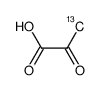 2-oxo-[3-13C]propionic acid Structure
