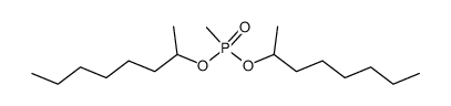 Methylphosphonsaeure-di-(sec-octylester)结构式
