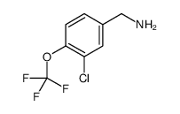(3-CHLORO-4-(TRIFLUOROMETHOXY)PHENYL)METHANAMINE picture