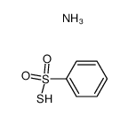 benzenesulfonothioicS-acid, ammonia salt结构式