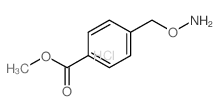 1-[(AMMONIOOXY)METHYL]-4-(METHOXYCARBONYL)BENZENE CHLORIDE structure