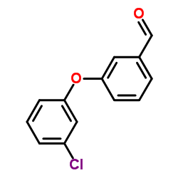 3-(3-Chlorophenoxy)benzaldehyde Structure