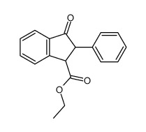 2-phenyl-3-(ethoxycarbonyl)-indanone Structure