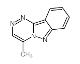 4-Methyl[1,2,4]triazino[4,3-b]indazole结构式