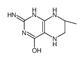 4(1H)-Pteridinone,2-amino-5,6,7,8-tetrahydro-7-methyl-,(S)-(9CI) Structure