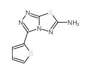 3-(2-THIENYL)[1,2,4]TRIAZOLO[3,4-B][1,3,4]THIADIAZOL-6-AMINE structure