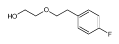 4-Fluoro-1-[2-[2-hydroxyethoxy]ethyl]benzene Structure