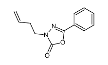 4-(3-butenyl)-2-phenyl-Δ2-1,3,4-oxadiazolin-5-one Structure