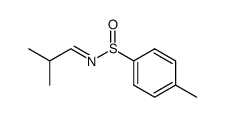 Benzenesulfinamide, 4-methyl-N-(2-methylpropylidene)-, [N(E)]- (9CI)结构式