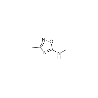 N,3-二甲基-1,2,4-恶二唑-5-胺结构式