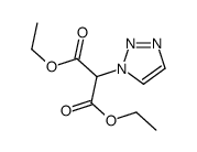 diethyl 2-(triazol-1-yl)propanedioate结构式