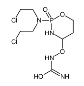 Urea, ((2-(bis(2-chloroethyl)amino)tetrahydro-2H-1,3,2-oxazaphosphorin-4-yl)oxy)-, P-oxide结构式