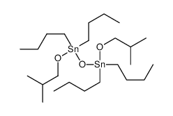 1,1,3,3-tetrabutyl-1,3-bis(2-methyl-1-propyloxy)-distannoxane结构式