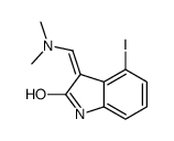 3-(dimethylaminomethylidene)-4-iodo-1H-indol-2-one Structure