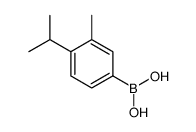 (3-methyl-4-propan-2-ylphenyl)boronic acid结构式