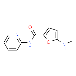 2-Furancarboxamide,5-(methylamino)-N-2-pyridinyl-结构式