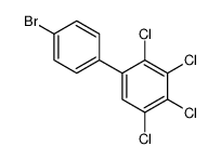 4'-Bromo-2,3,4,5-tetrachloro-1,1'-biphenyl结构式