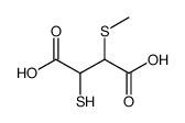 2-methylsulfanyl-3-sulfanylbutanedioic acid结构式