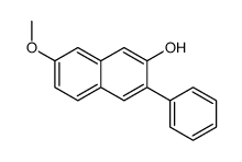 7-methoxy-3-phenylnaphthalen-2-ol Structure