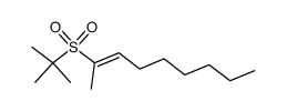 (E)-2-(tert-butylsulfonyl)non-2-ene Structure