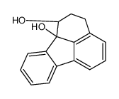 (1S,10bR)-2,3-dihydro-1H-fluoranthene-1,10b-diol结构式