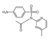 N-(4-aminophenyl)sulfonyl-N-(4-methylpyrimidin-2-yl)acetamide Structure