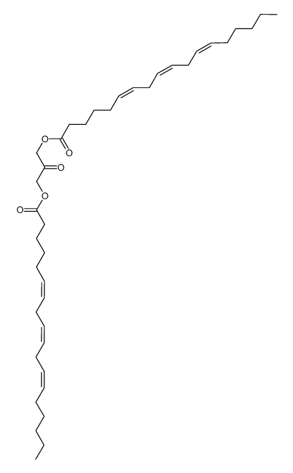 1,3-di(octadeca-6Z,9Z,12Z-enoyloxy)propan-2-one结构式