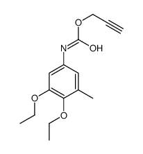 prop-2-ynyl N-(3,4-diethoxy-5-methylphenyl)carbamate Structure