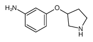 S-3-(3-AMINOPHENOXY)PYRROLIDINE结构式