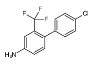 [1,1'-Biphenyl]-4-amine, 4'-chloro-2-(trifluoromethyl) Structure
