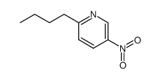 2-butyl-5-nitro-pyridine结构式