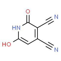 3,4-Pyridinedicarbonitrile,1,2-dihydro-6-hydroxy-2-oxo- (6CI) Structure