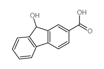 9-hydroxy-9H-fluorene-2-carboxylic acid Structure